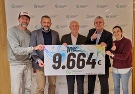 Los 9.664 euros que han aportado los corredores para los enfermos de cáncer de la dana