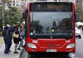 Un autobús de la EMT de Valencia.