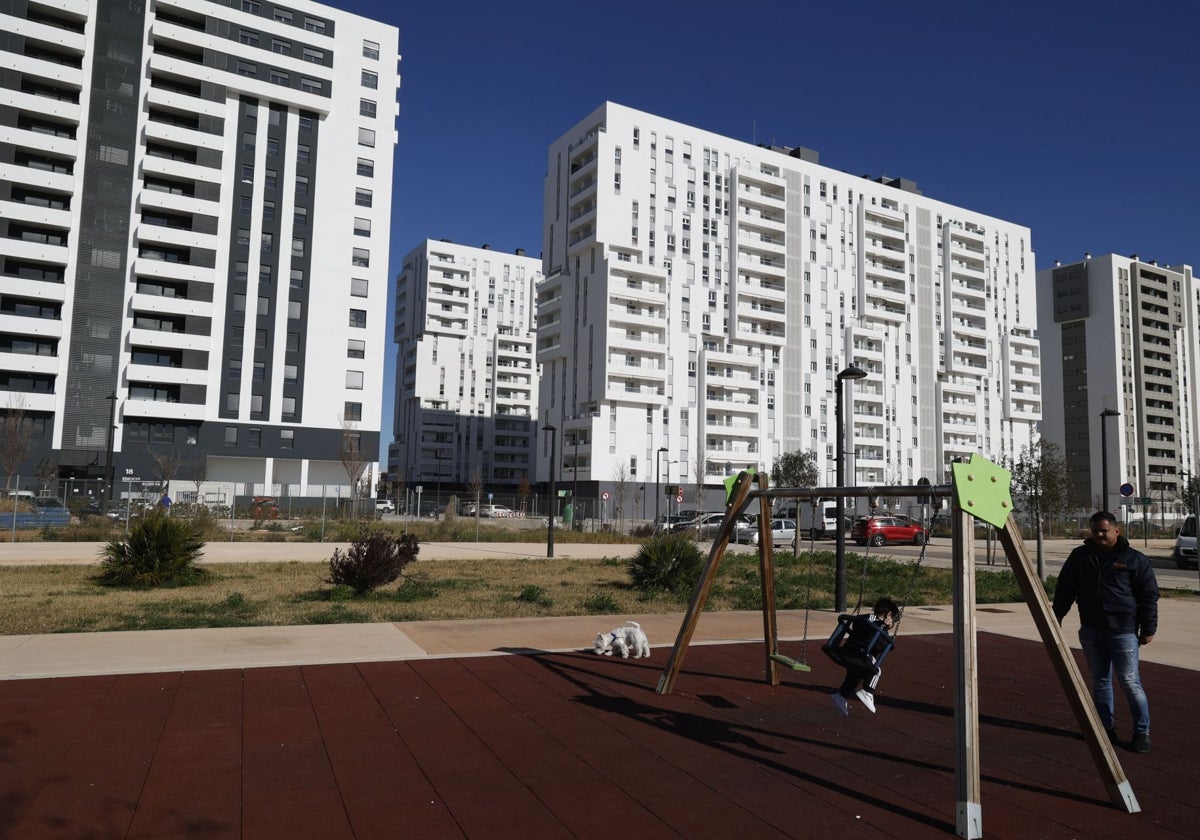 Los parques infantiles son el único equipamiento que existe actualmente en Turianova.