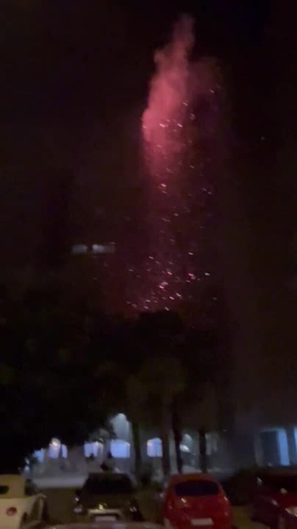 Vídeo del incendio en el restaurante en Casa Clemencia, en la avenida Primado Reig de Valencia