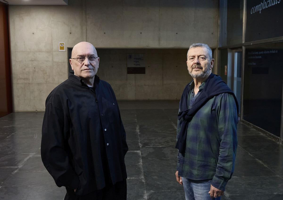 Imagen secundaria 1 - Arriba, Dolores Cortés en el festival Clec. A la izquierda, Josep Lozano y Lluís Nadal. A la derecha, Alberto Aibar.