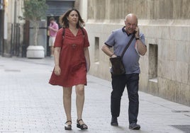 Pérez Garijo, en el centro de Valencia.