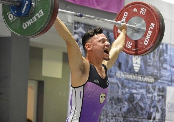 Michael Otero, durante la competición del pasado fin de semana.