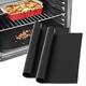 Imagen principal - SPARES2GO Revestimiento antiadherente para horno (paquete de 2) - Alfombrilla de teflón universal grande para hornear, protector de fondo de cocina, revestimientos con convección asistida (40 x 50cm)