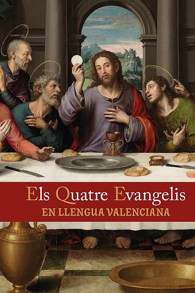 Portada de la nueva edición de los Evangelios en lengua valenciana.