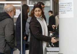 Pérez Garijo, el pasado miércoles, en la Ciudad de la Justicia.