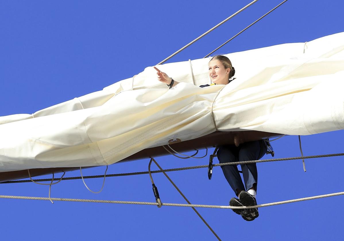 Así es el día a día de la princesa Leonor a bordo de Elcano