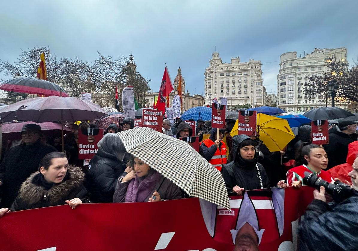 Manifestación de este sábado.