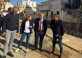 El ministro Torres visita las obras de reconstrucción iniciadas en Chiva