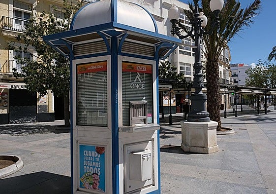 Un puesto ONCE en una imagen de archivo.