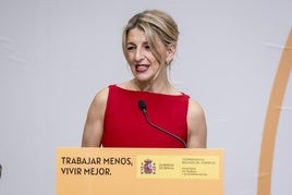 La ministra de Trabajo, Yolanda Díaz.