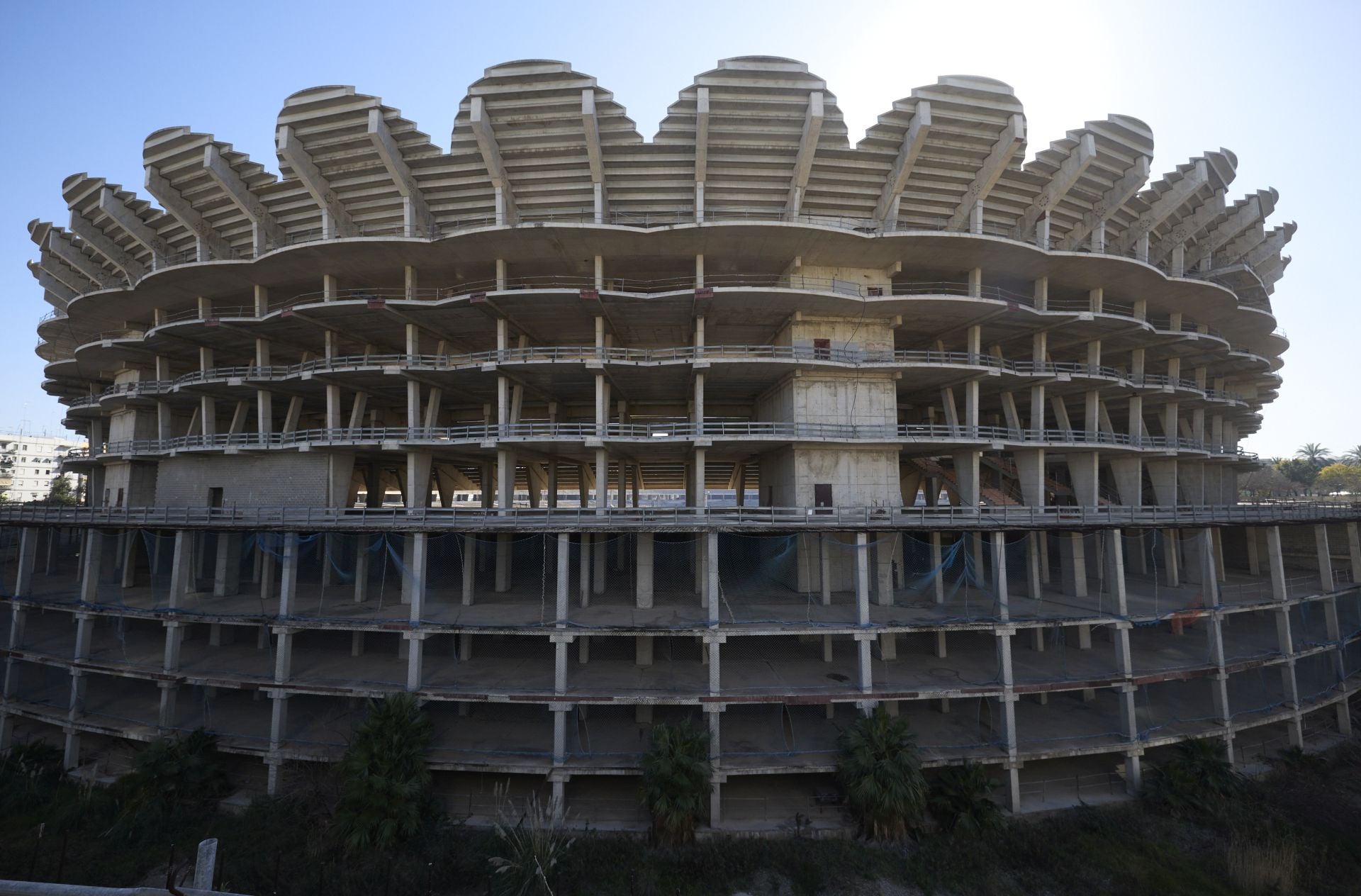 Así están actualmente las obras del nuevo Mestalla