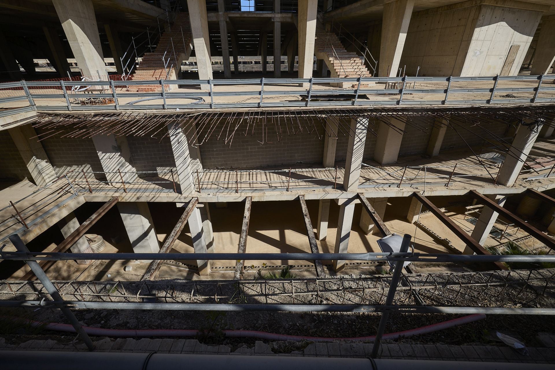 Así están actualmente las obras del nuevo Mestalla