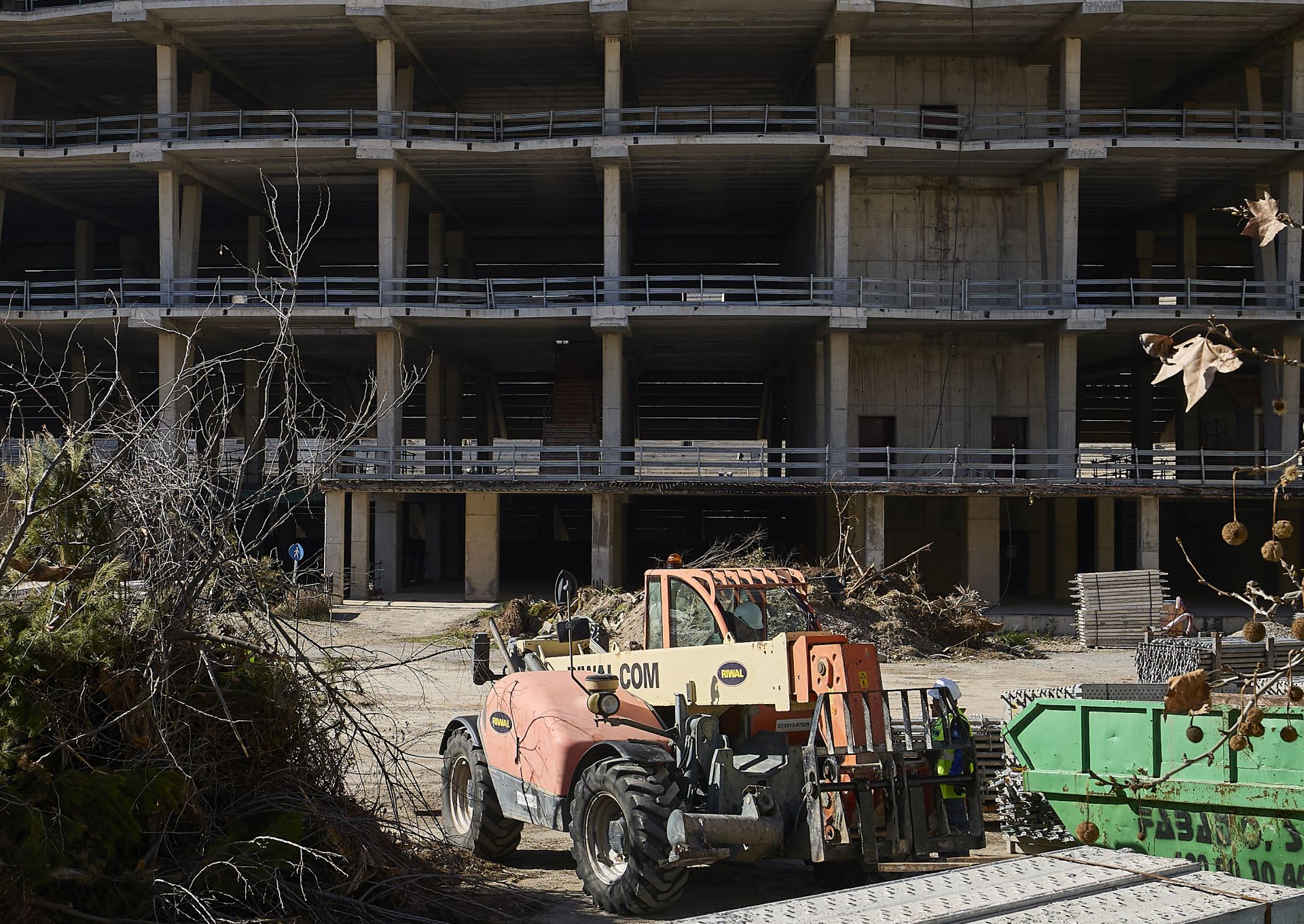 Así están actualmente las obras del nuevo Mestalla