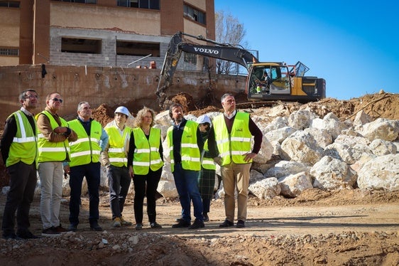 Gan Pampols en su visita a Torrent.