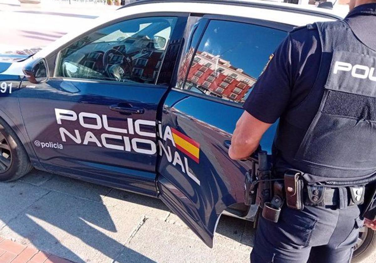 Vehículo de la Policía Nacional.