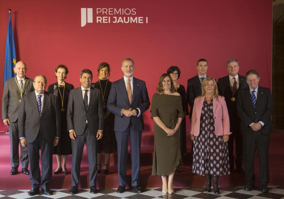 La edición de los Premios Rei Jaume I de 2023, presidida por Felipe VI.