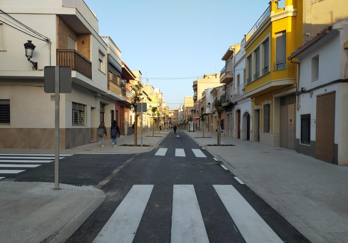 Estado actual de la calle Trullàs.