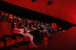 Una sala de cine, en una imagen de archivo.