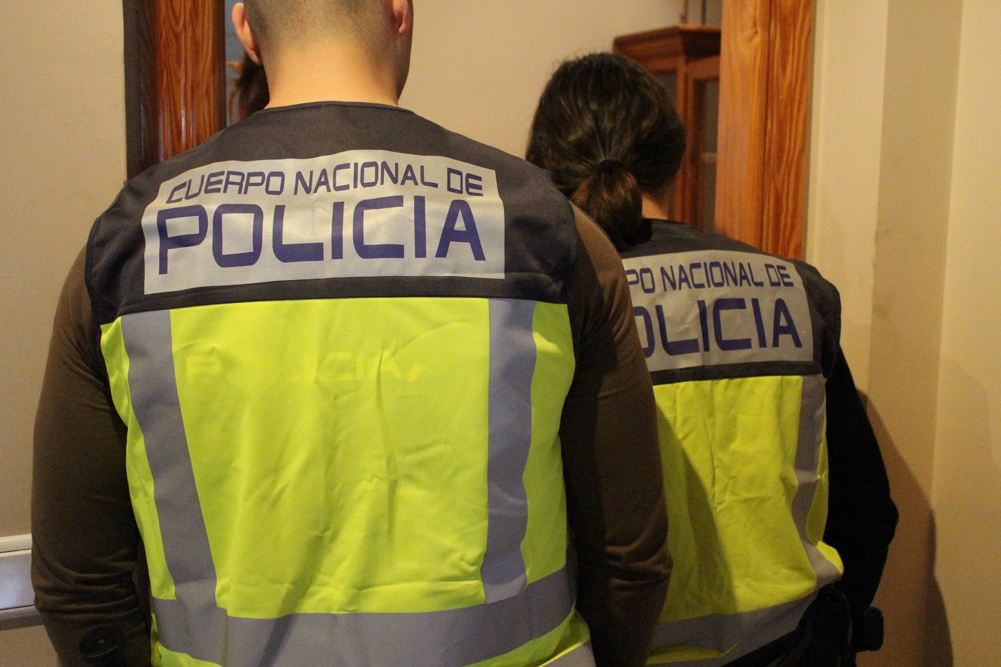 Agentes de la Policía Nacional.