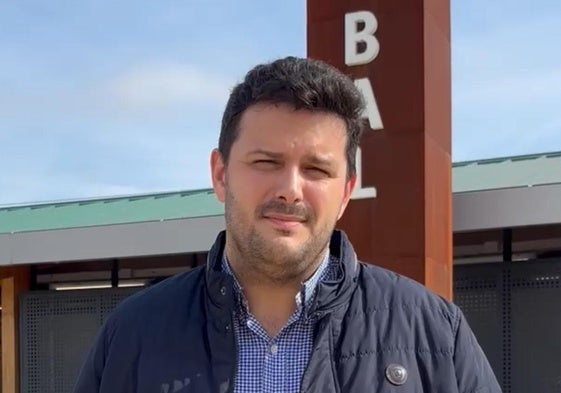 José Miguel Ferris, en la estación de Albal.