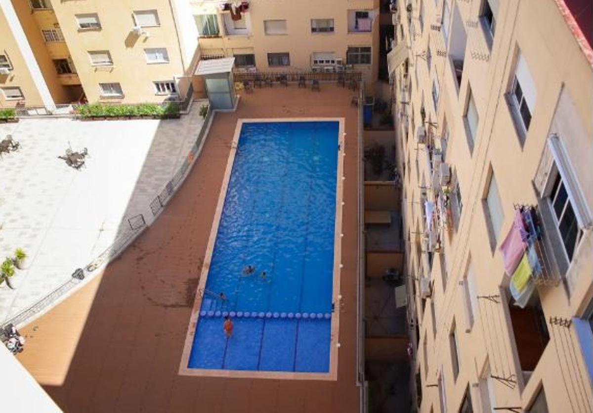 Piscina de la finca Ferca.