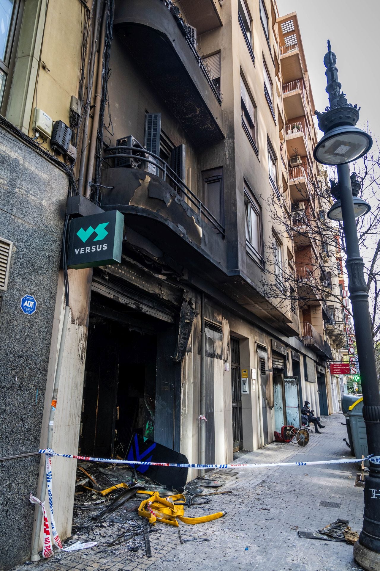 FOTOS | Incendio de un bingo en Valencia