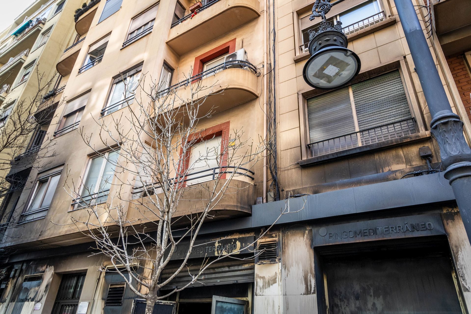 FOTOS | Incendio de un bingo en Valencia