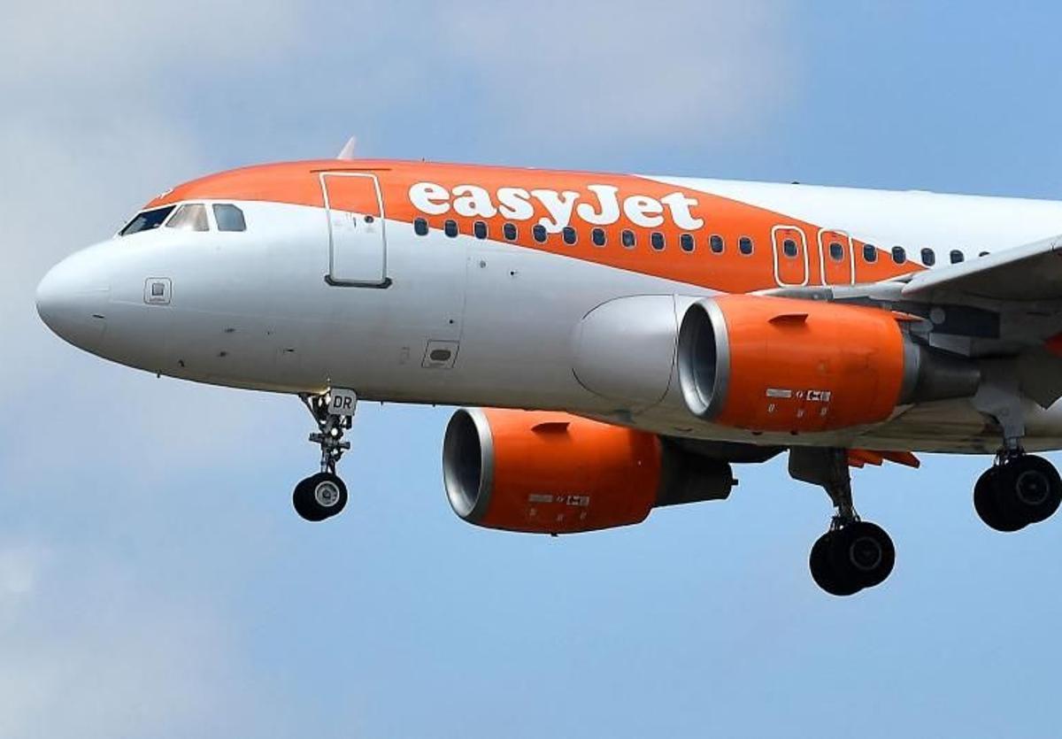 Uno de los aviones de EasyJet.