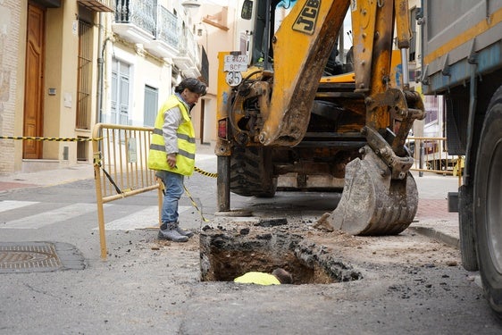 Inicio de las obras del colector de la Plaza Espanyoleto.