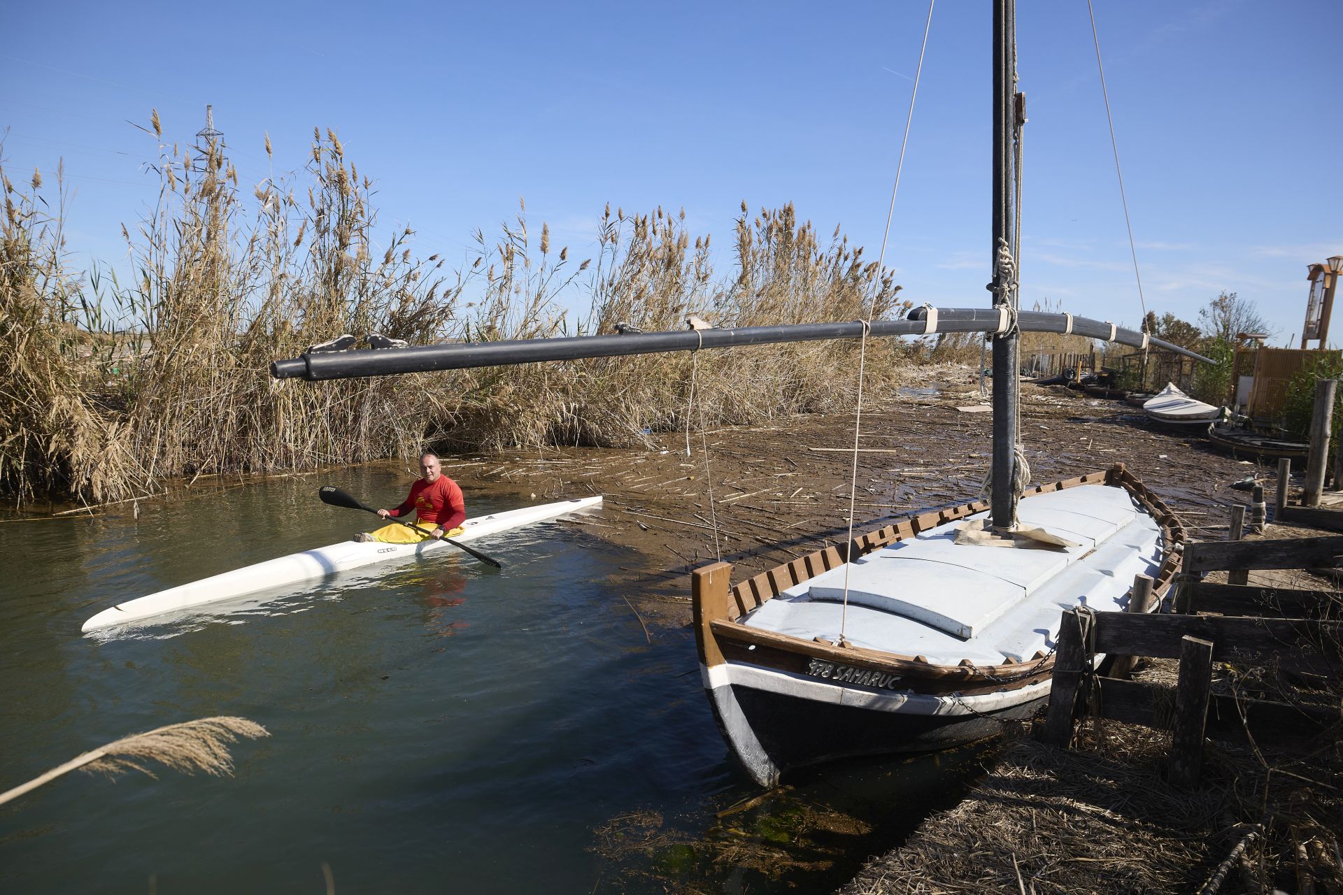 FOTOS | Los canales de la Albufera siguen bloqueados por la basura y la acumulación de cañas