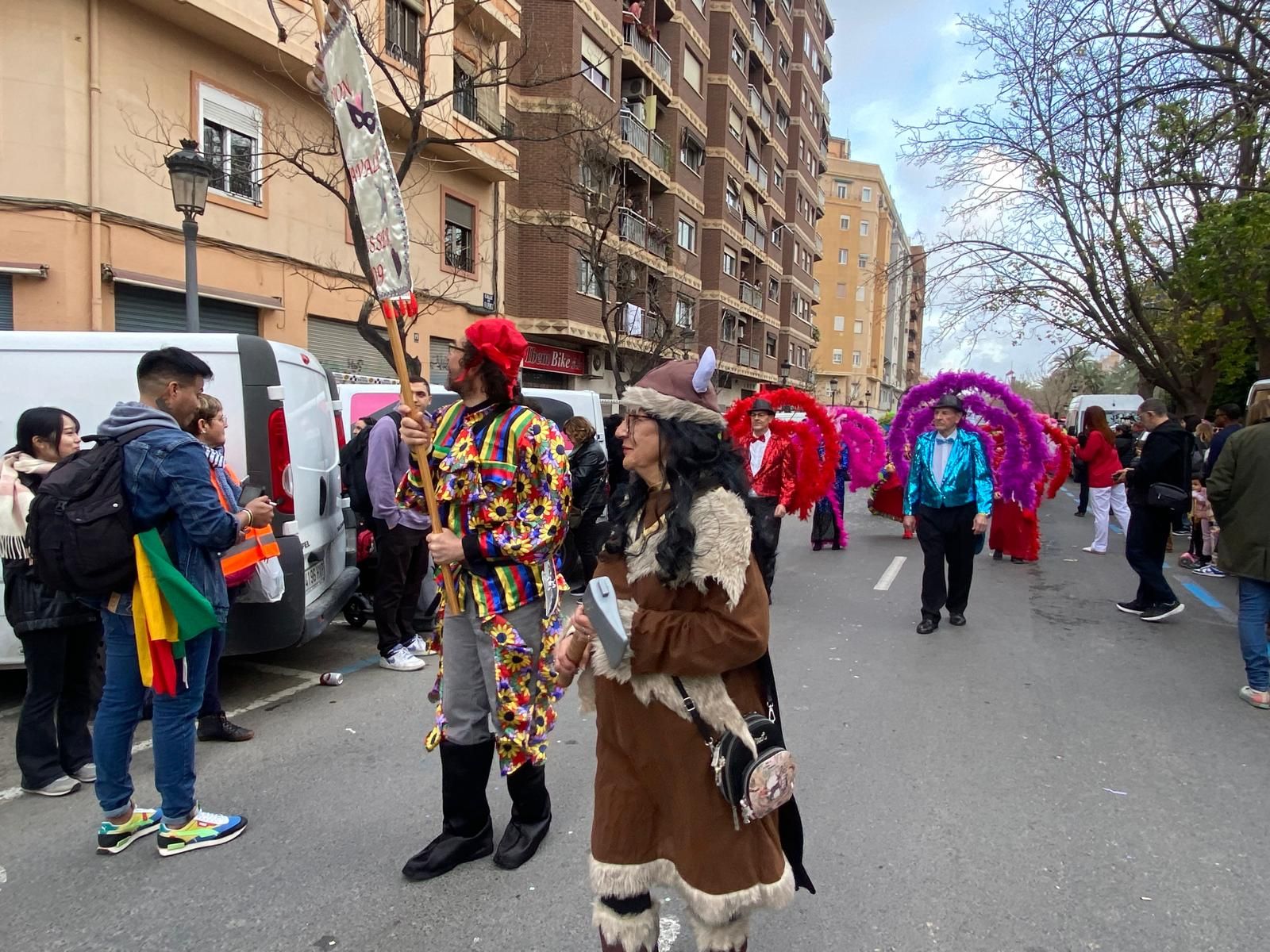 El carnaval revoluciona las calles de Ruzafa