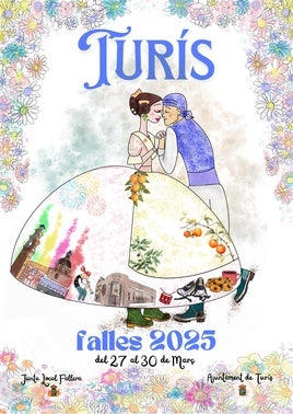 Cartel de Fallas de Turís.