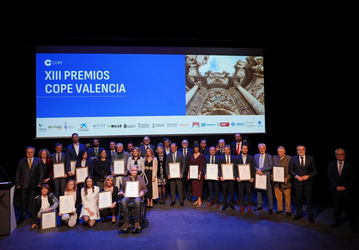 Los Premios COPE Valencia acogen la gala más emotiva de su historia