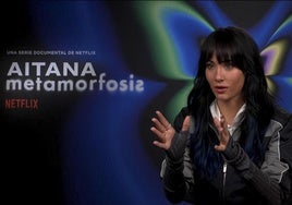 Aitana, en la presentación de su nuevo documental.