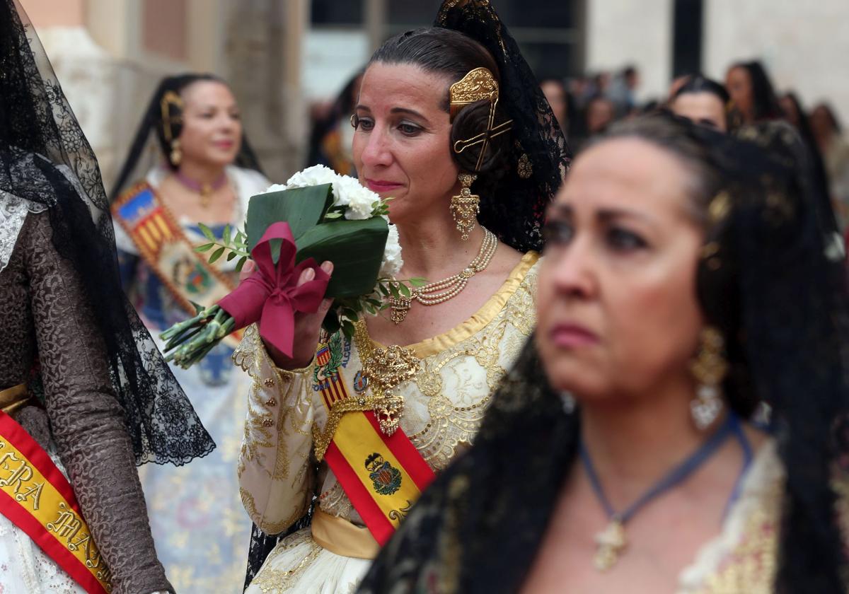 La Ofrenda, uno de los actos más emotivos de las Fallas.