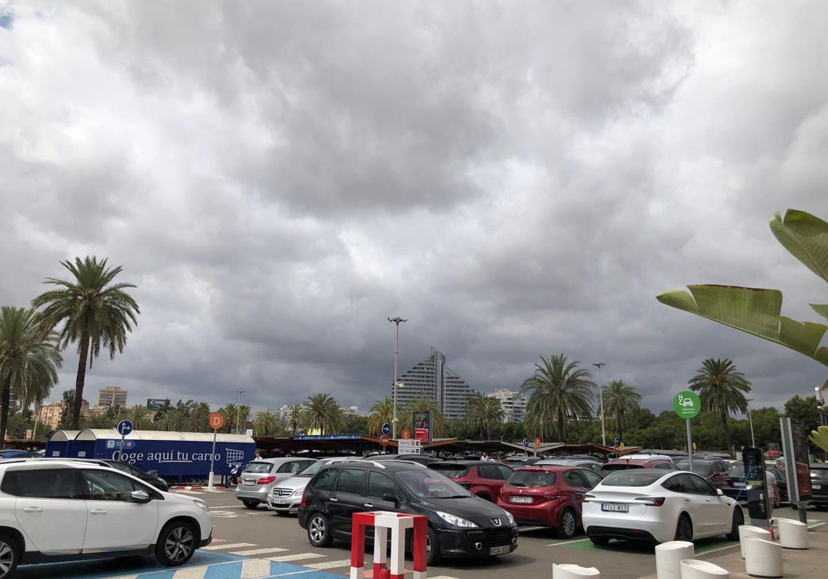 Nubes sobre Valencia.