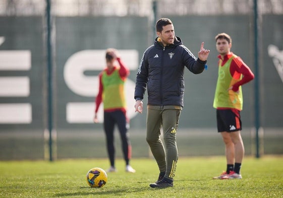 Alessio Lisci, durante un entrenamiento.