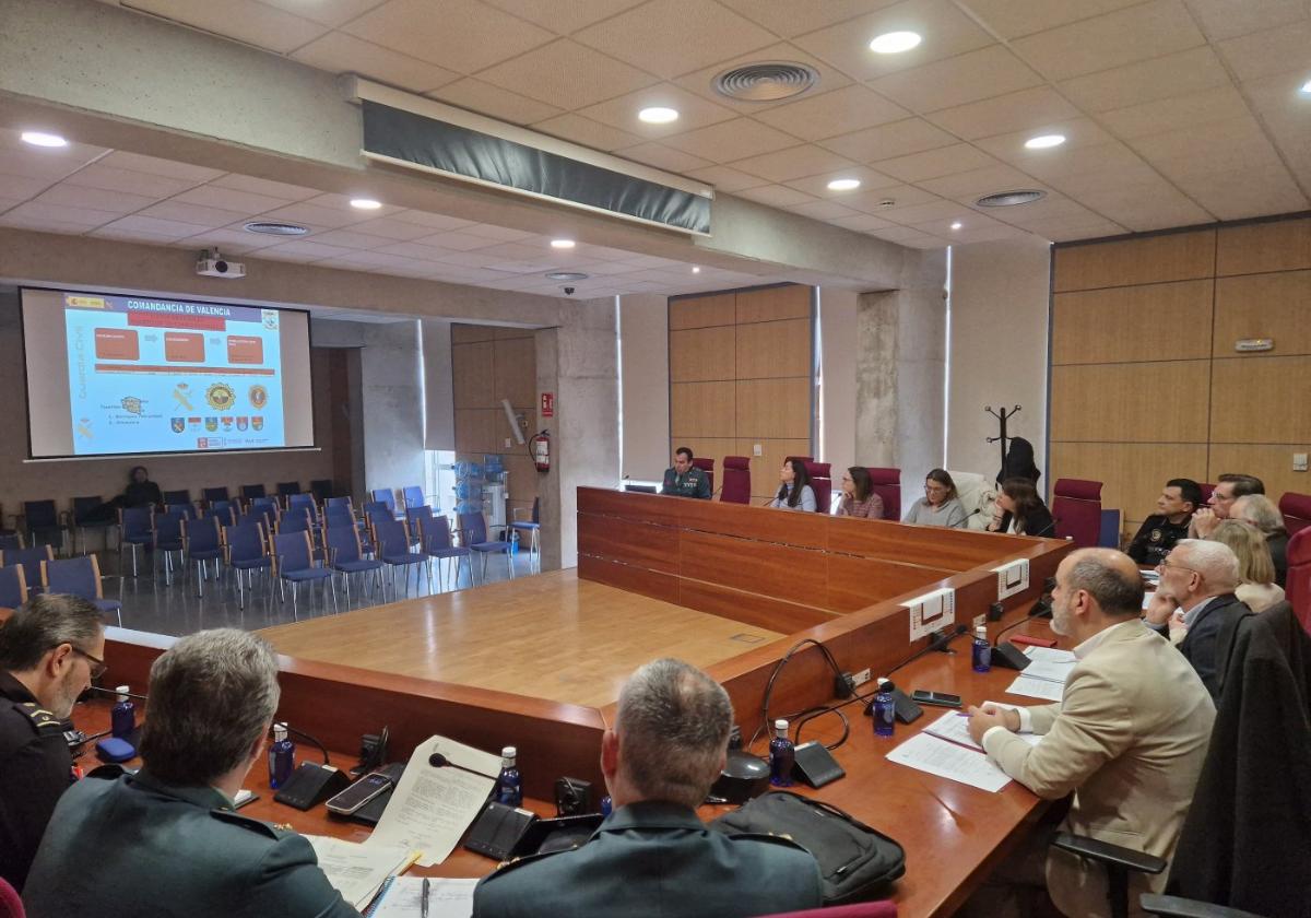 Reunión de la Junta Local de Seguridad.