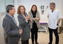 Visita del conseller Gómez y la alcaldesa Folgado este martes al nuevo centro de salud.