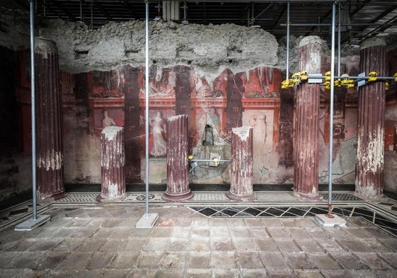 FOTOS | Así eran las salas de banquetes en Pompeya