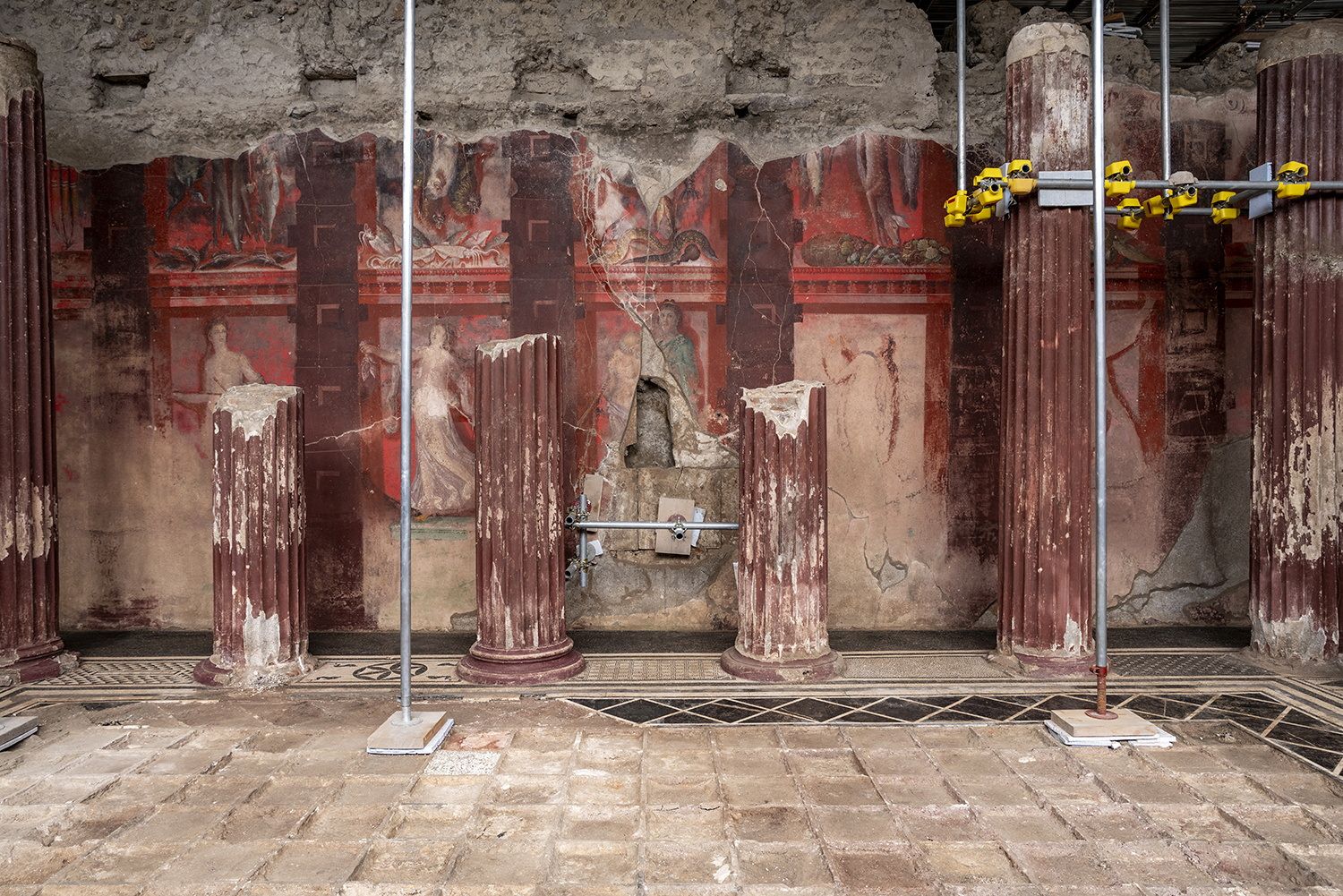 FOTOS | Así eran las salas de banquetes en Pompeya