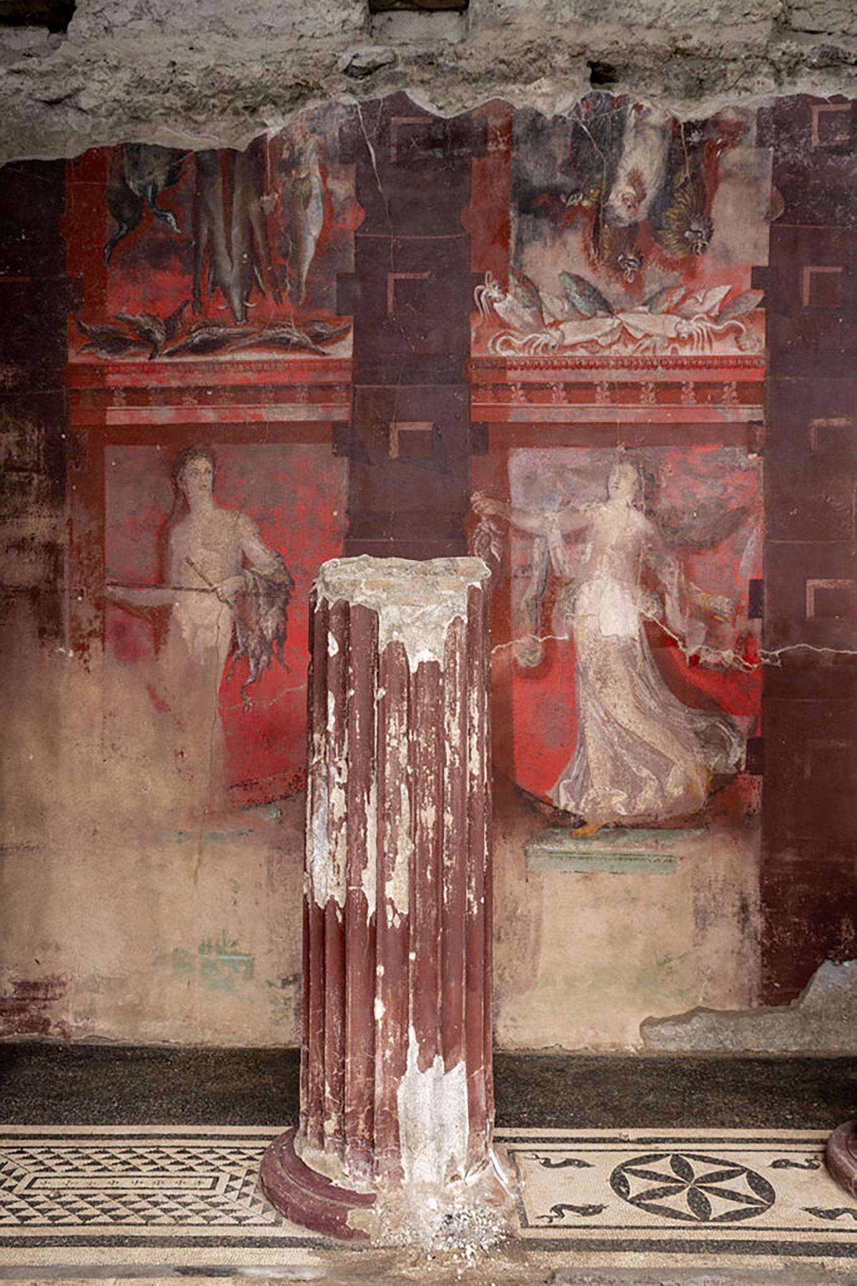 FOTOS | Así eran las salas de banquetes en Pompeya