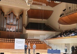 Acto de entrega en el Palau de la Música de Valencia.