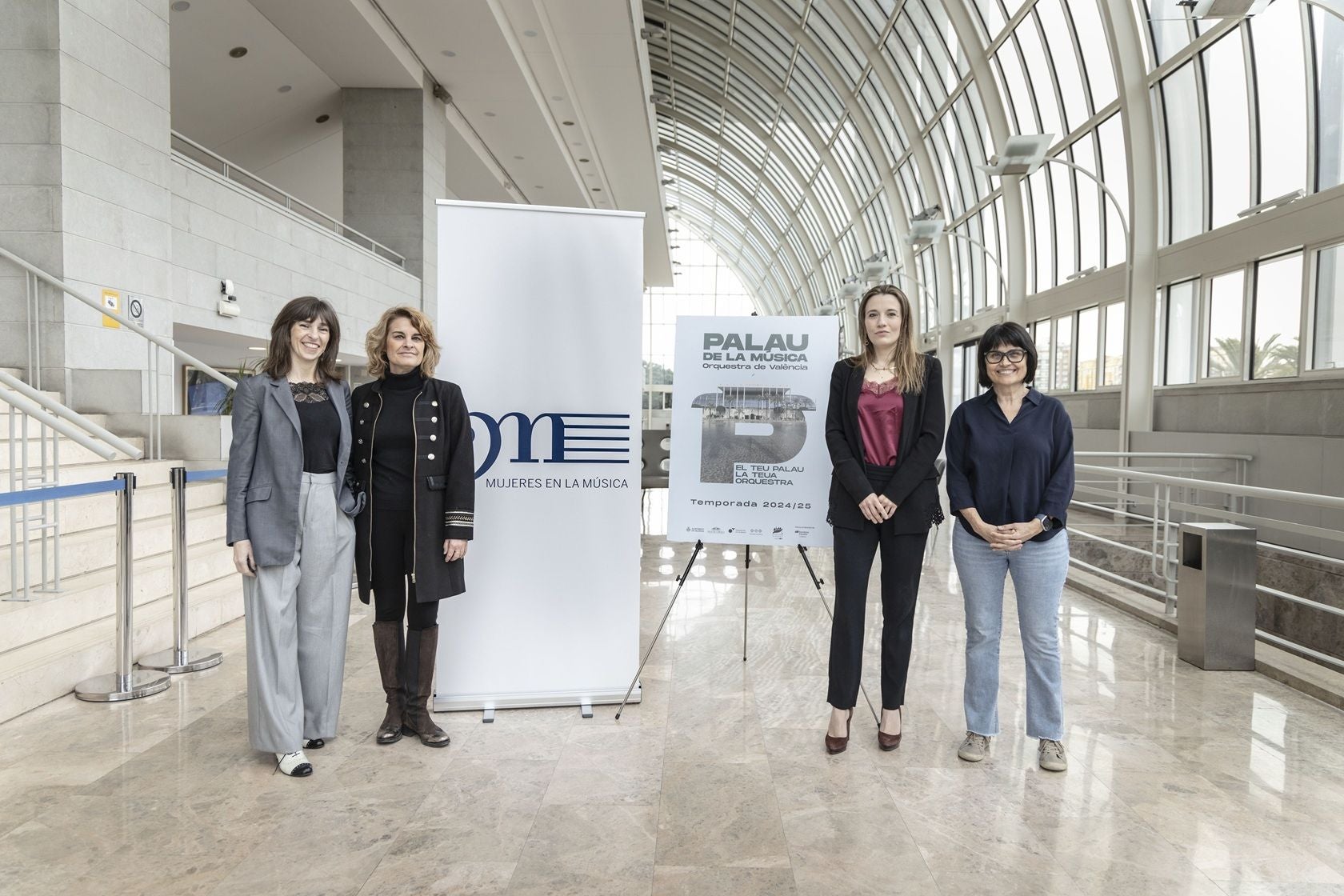 Presentación del festival Compositoras a Escena', en el Palau de la Música.