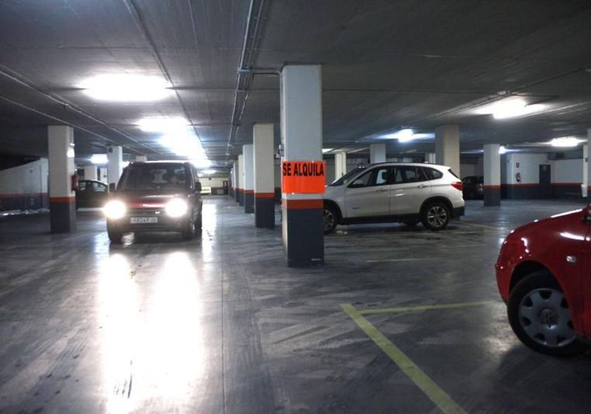 Un parking, en imagen de archivo.