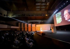 Un momento de la última edición de la Mostra de Valencia, celebrada en el Palau de la Música.