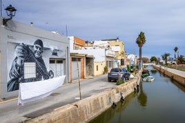 Calles y acequias de El Palmar.