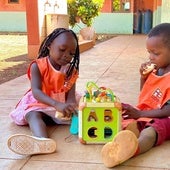 Niños de la Fundación Mozambique.