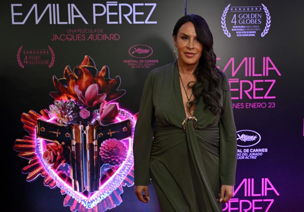 Karla Sofía Gascón, actriz protagonista de la película 'Emilia Pérez'.